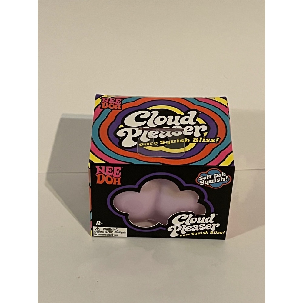 NeeDoh Cloud Pleaser Pure Squish Bliss Purple Shimmer Sensory Fidget Toy New